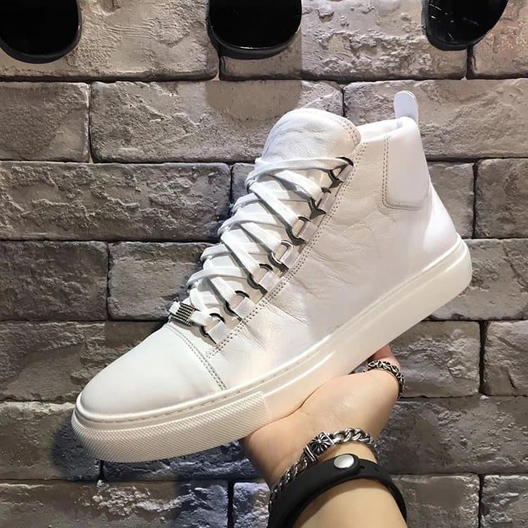 Chrome Hearts High-Top Sneaker Chrome Hardware