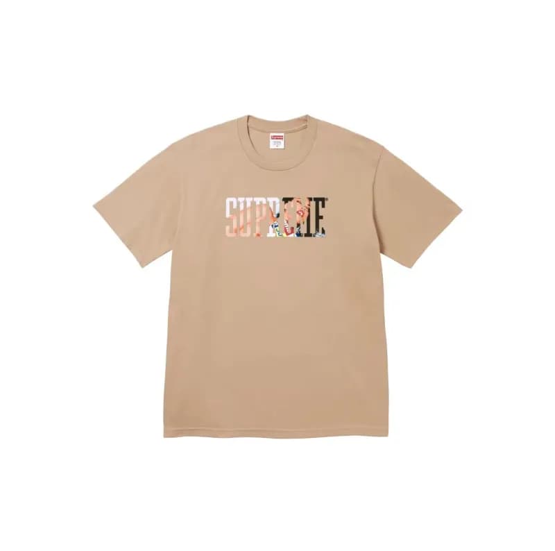 Supreme Box Logo Tee Black Logo — 88 brown
