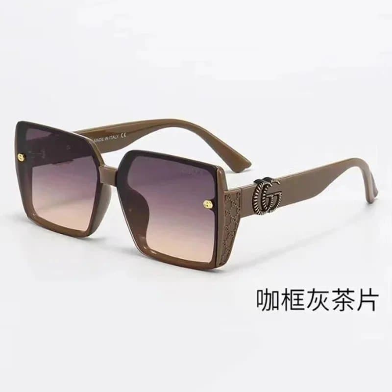 Gucci Square Sunglasses Gradient Lens — 060103009-5