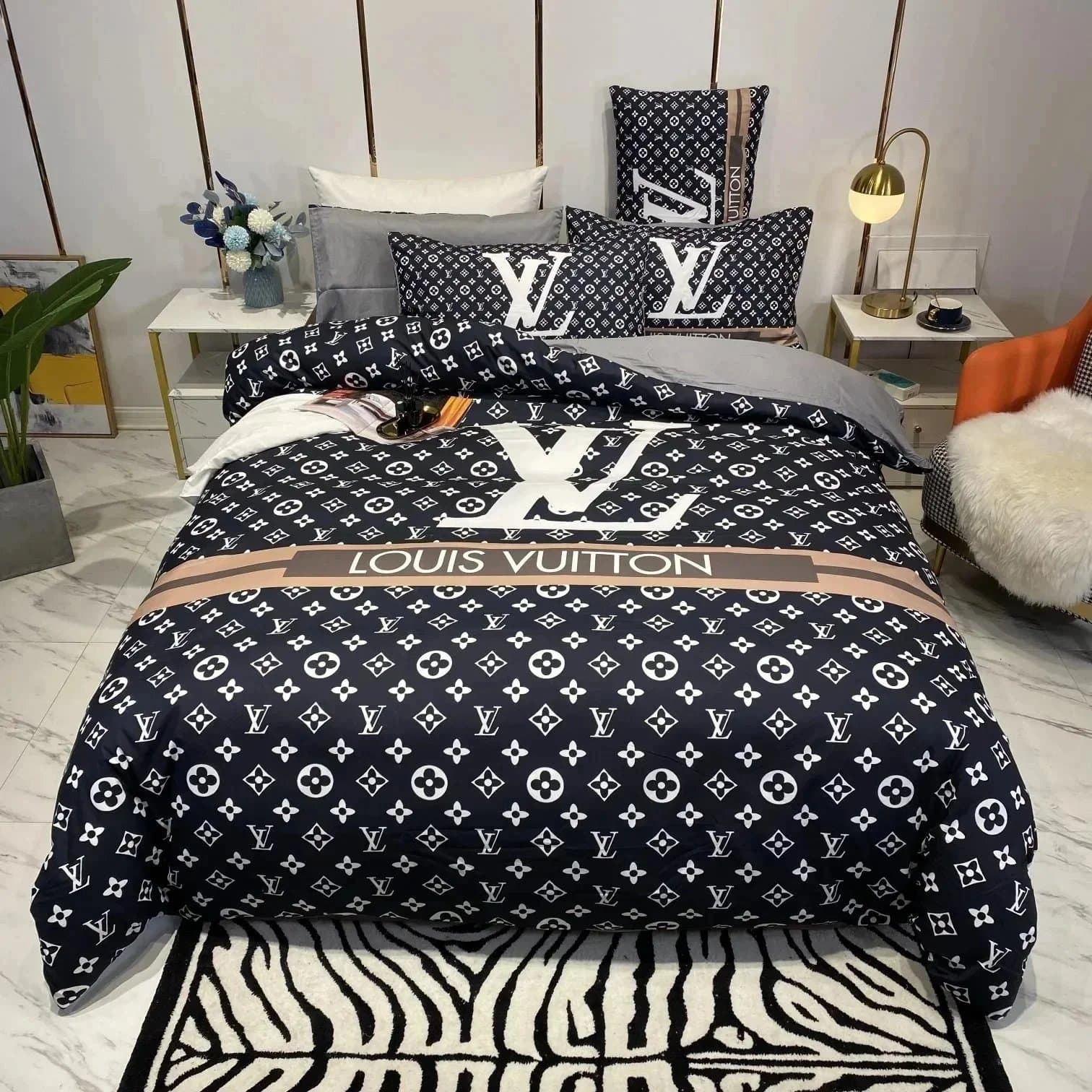 Chanel Bedding Set CC Logo Print — 21 1.8mm