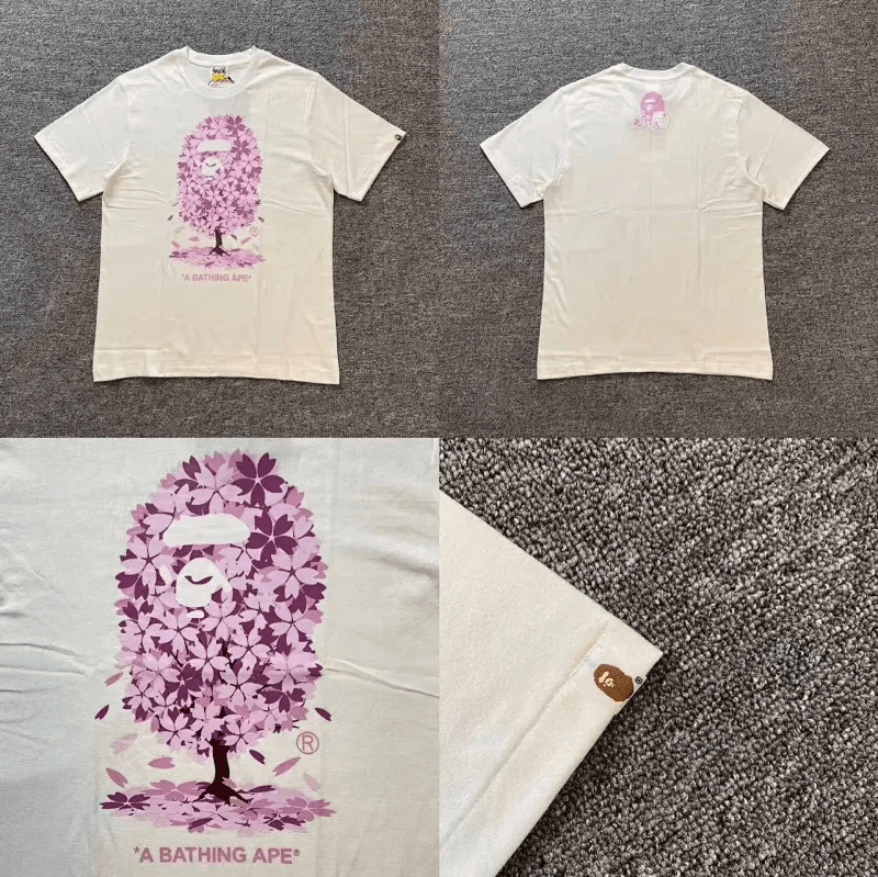 BAPE Shark Hoodie Tee Camo Ape Head — BAPE4