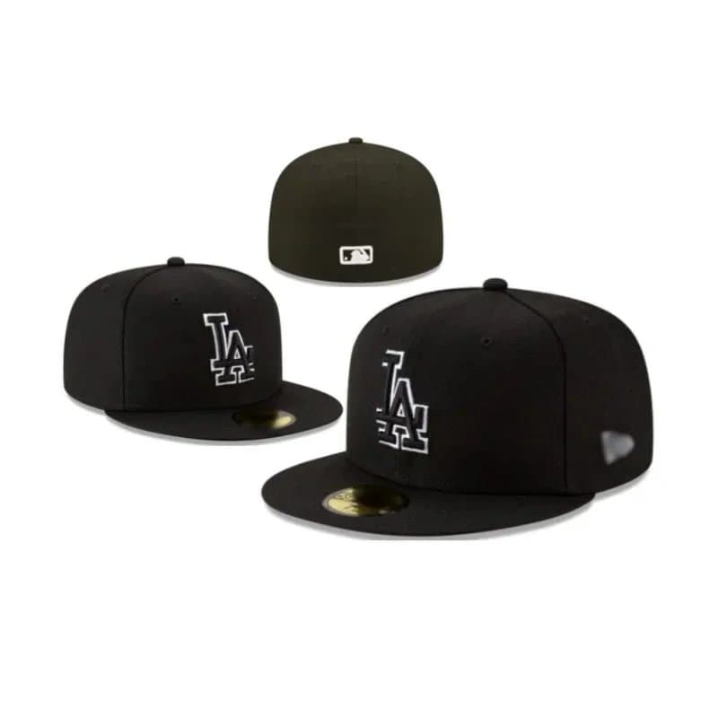 New Era × MLB 59FIFTY Fitted Cap LA Dodgers Black/White