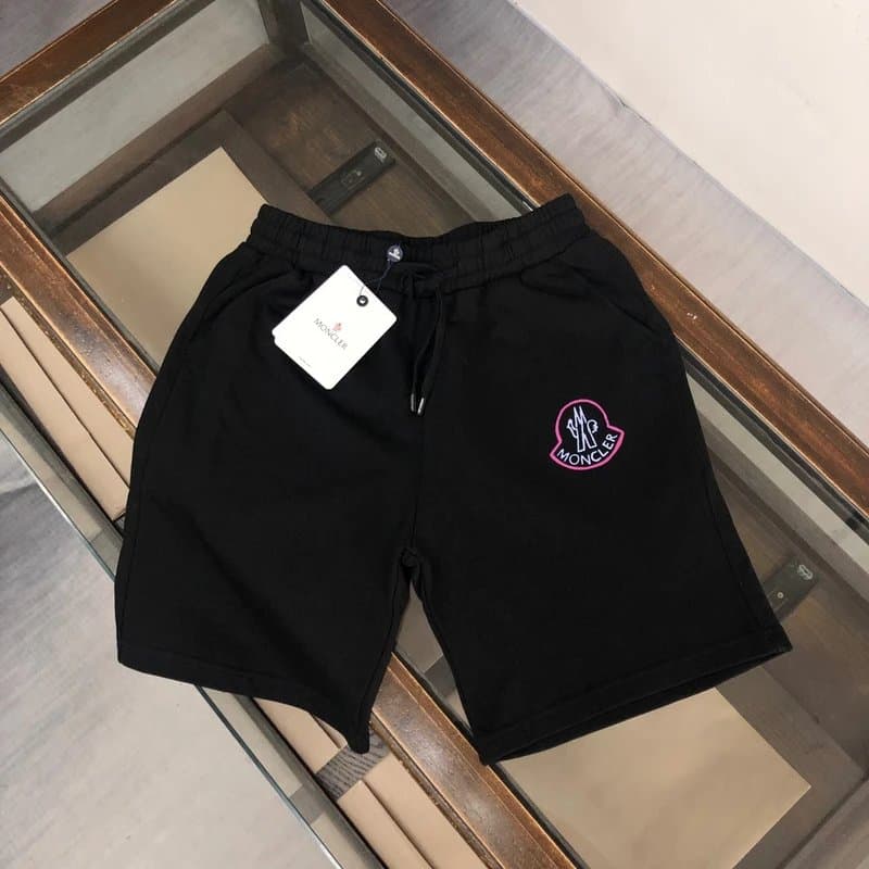 Moncler Logo Patch Shorts Heather Grey — 52