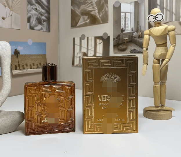 Versace Eros Pour Homme Amber Bottle