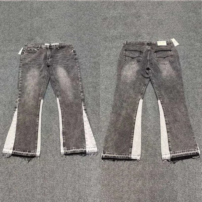 Levi's Flared Jeans Two-Tone Acid Wash