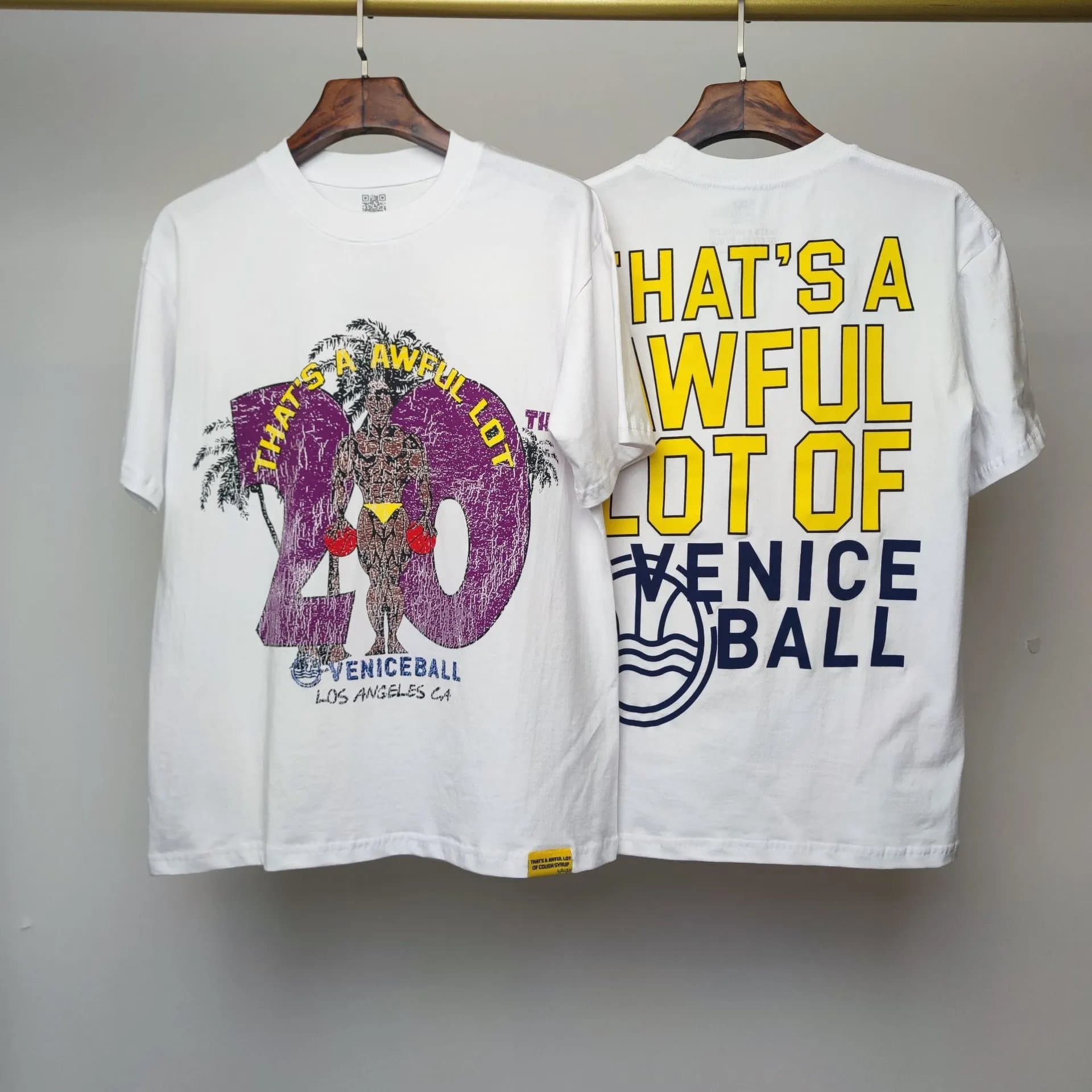 Corteiz Persona Tee Cough Syrup Print — TA-43白色T恤