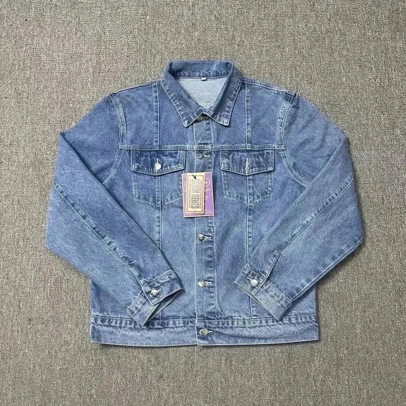 Corteiz Denim Jacket Washed Grey — 03
