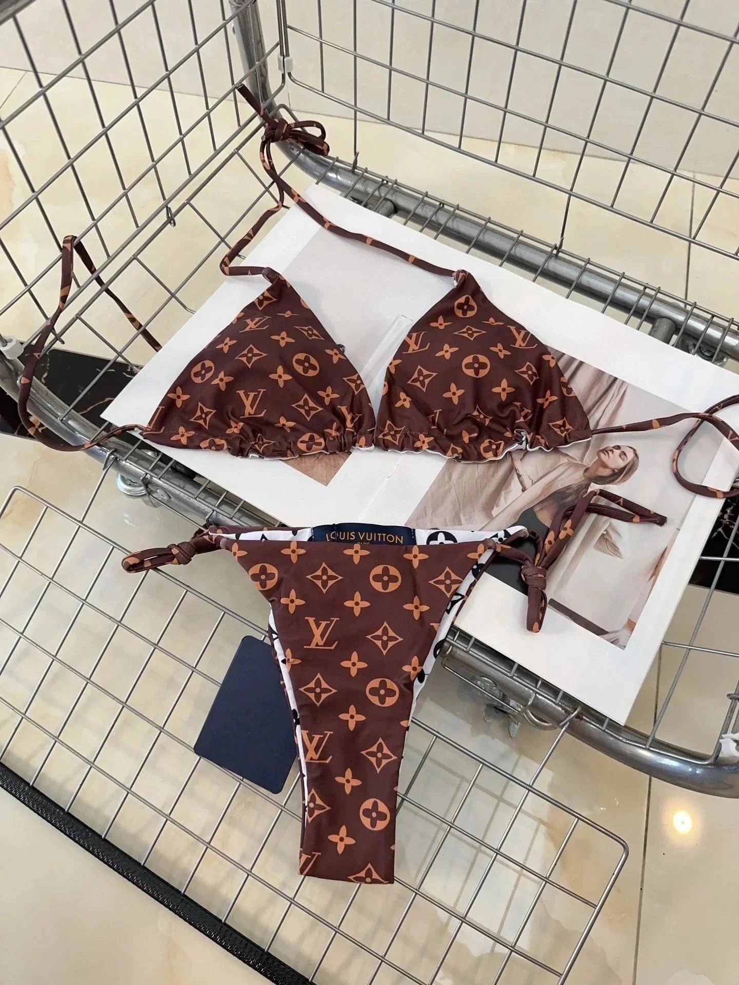 Burberry Check Print Bikini Set Vintage Check — 030301041