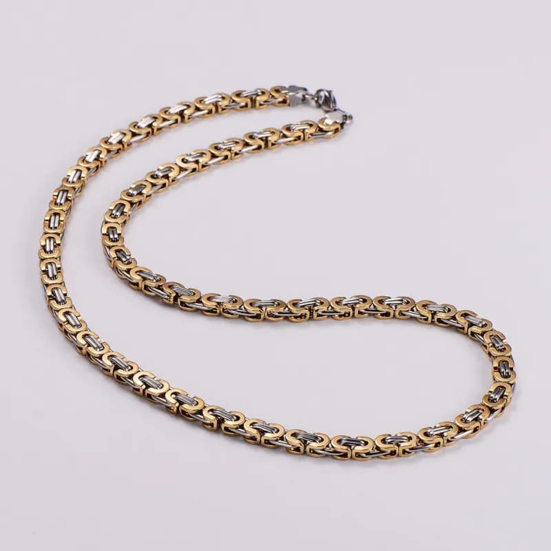 Chrome Hearts Byzantine Chain Necklace Two-Tone