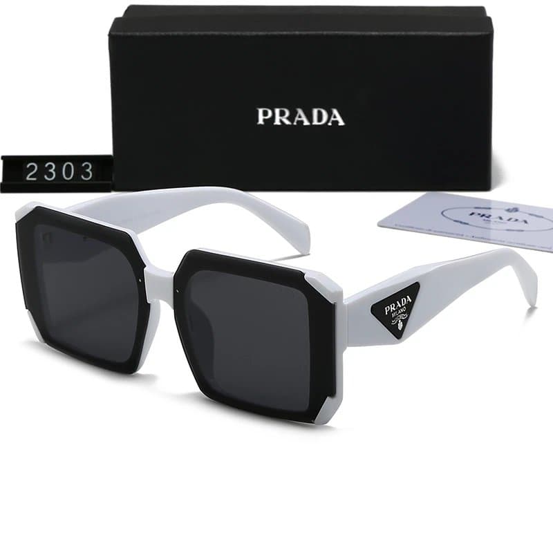 Prada Sunglasses Oversized Hexagonal — 2303-D
