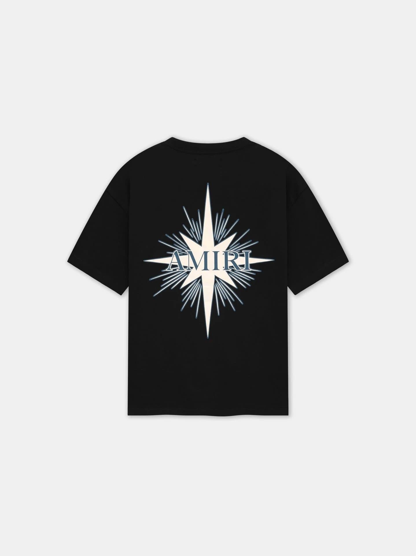 Amiri Graphic Tee Heart Wolf Print — 2096黑色