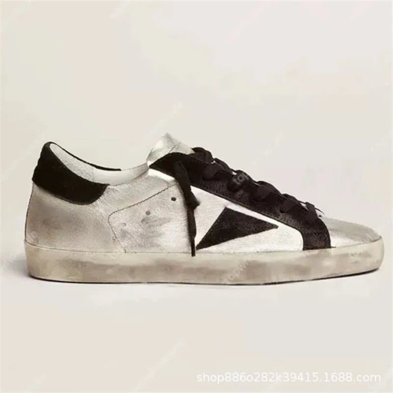 Golden Goose Superstar Distressed Silver — 27