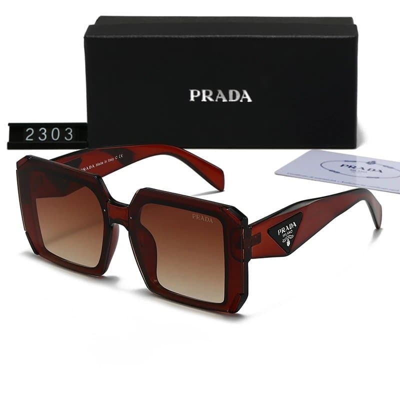 Prada Sunglasses Oversized Hexagonal — 2303-A