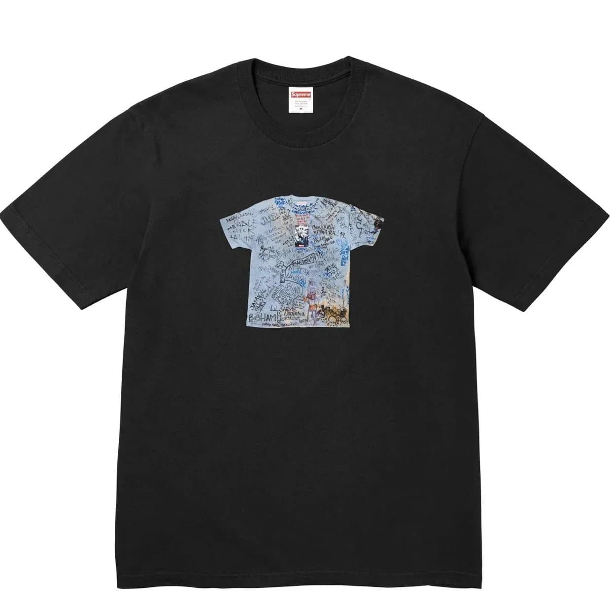 Supreme T-Shirt KAWS Painted Parfum — B370 黑色 30周年限定