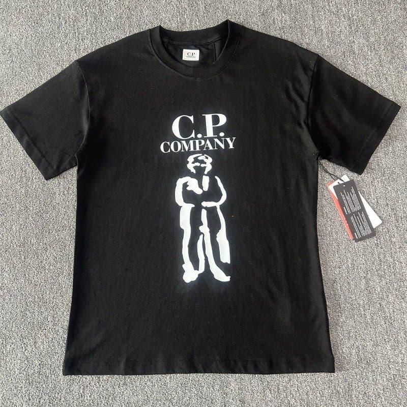 Off-White Graphic T-Shirt Distressed Logo Print — 227黑色