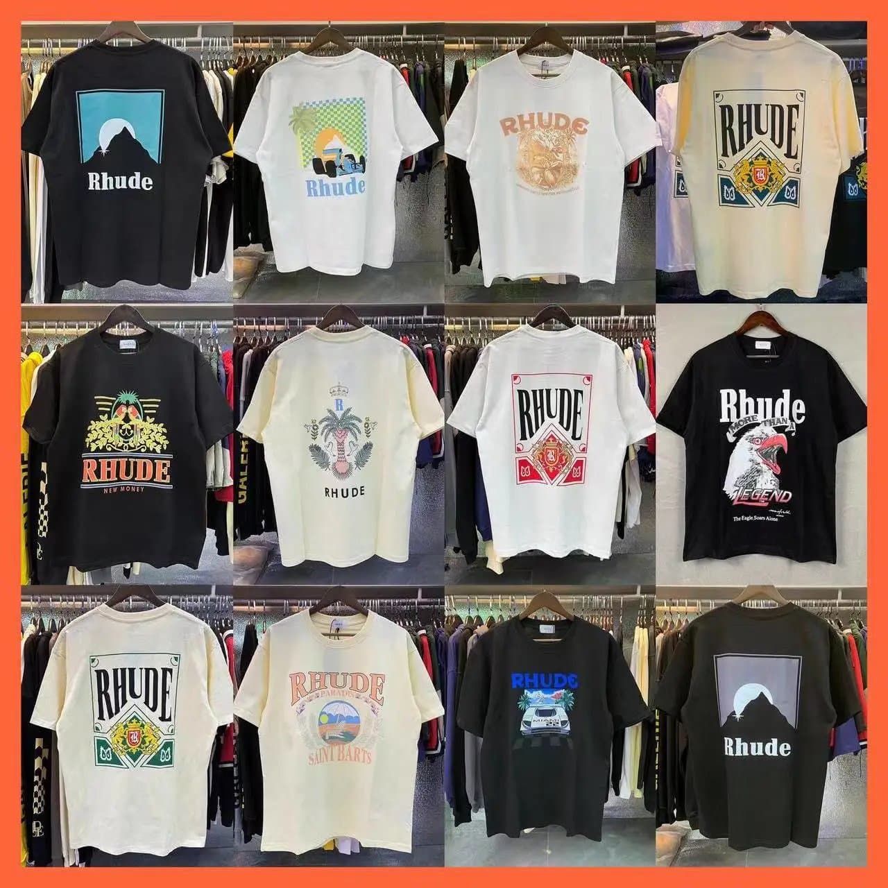 Rhude Graphic T-Shirt Multi-Print