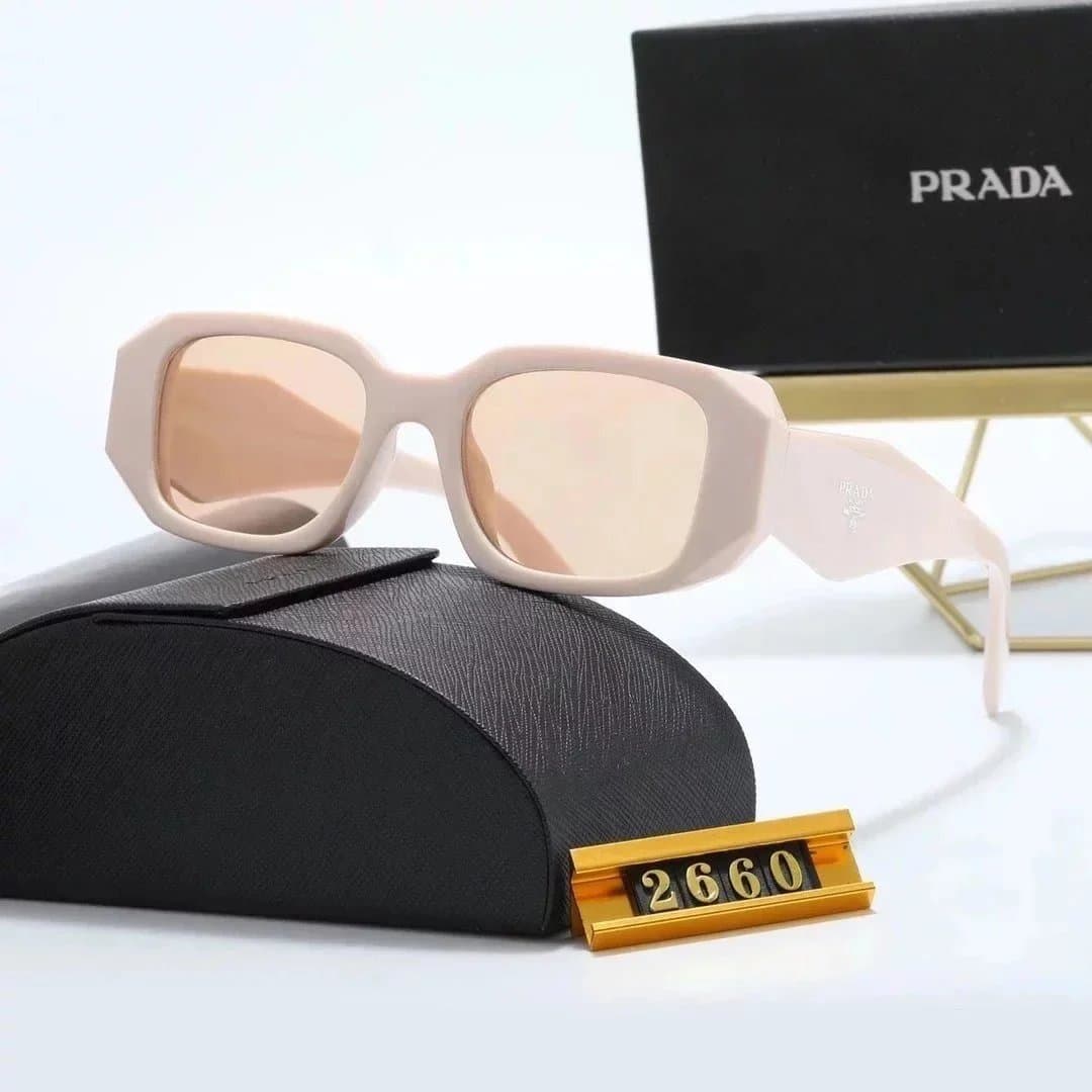 Prada Sunglasses Oversized Acetate Frame