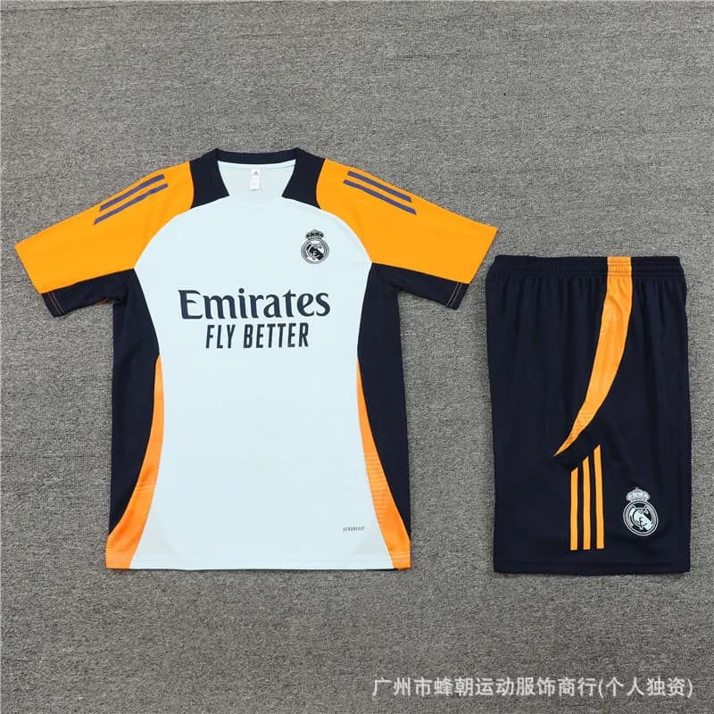 Training Set Spotify x FC Barcelona — 2425 short sleeve king★Light blue