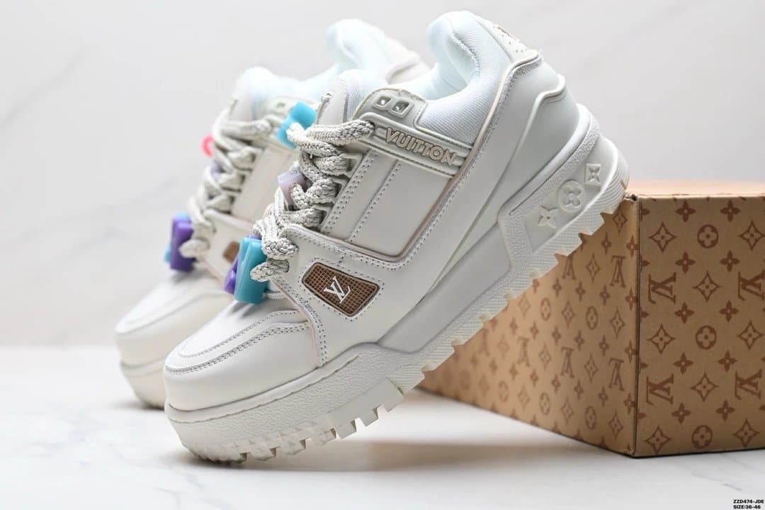 Louis Vuitton LV Trainer Orange Monogram — 23