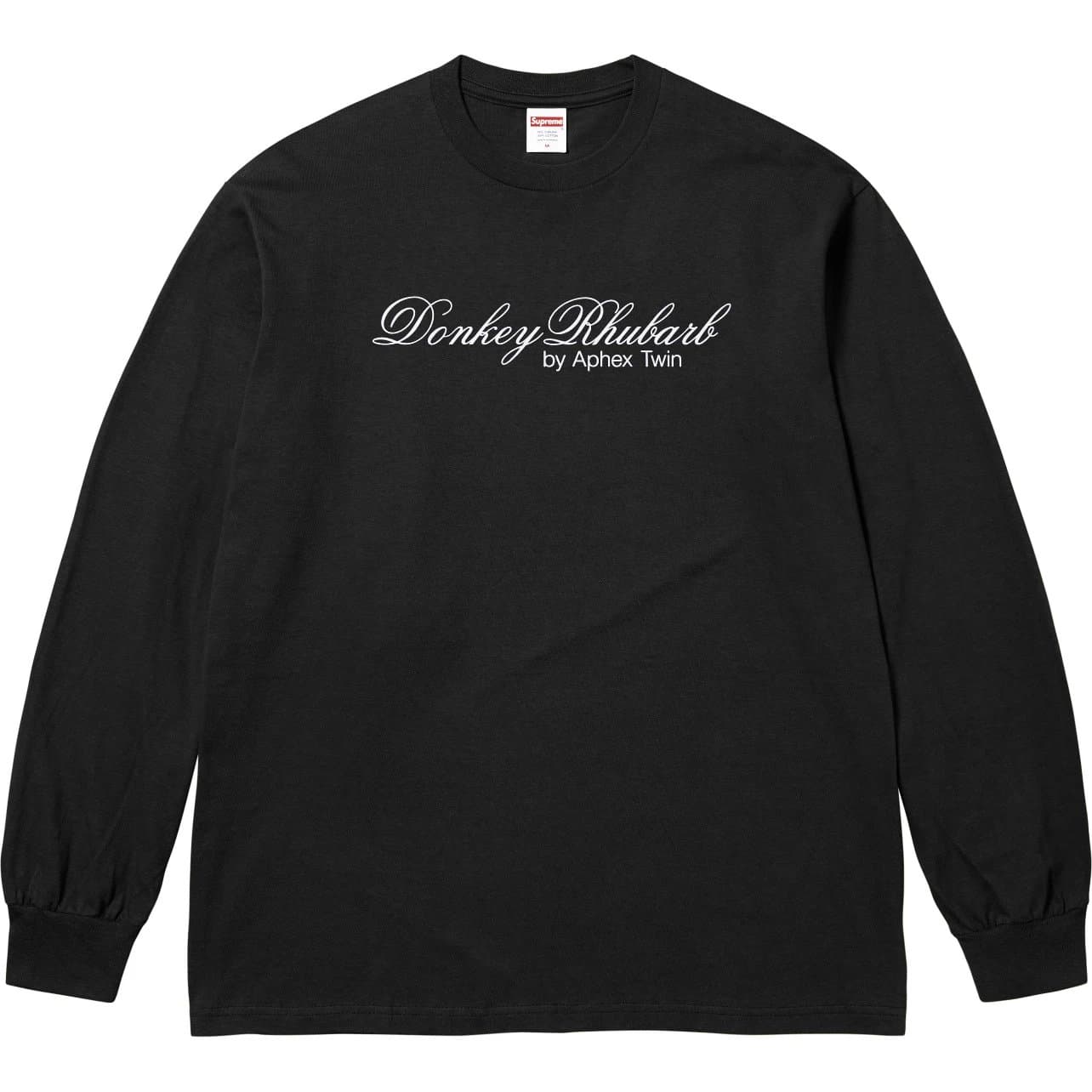 Supreme Long Sleeve Tee SpongeBob x Castelli — E588#黑色