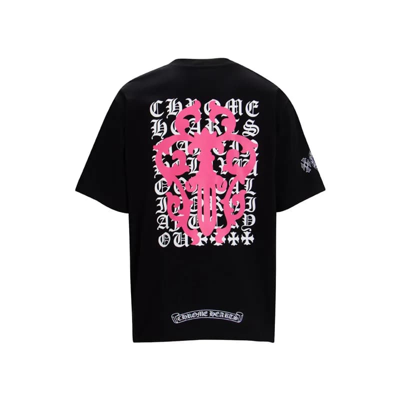 Chrome Hearts Cross Tee Embroidered Cross — 6025黑