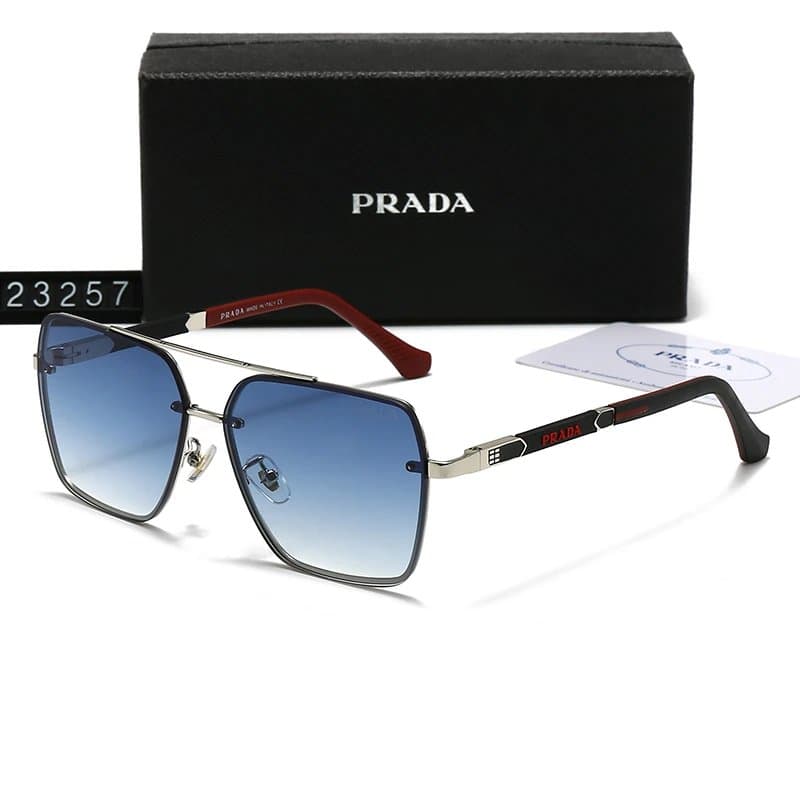 Prada Sunglasses Oversized Hexagonal — 23257-B