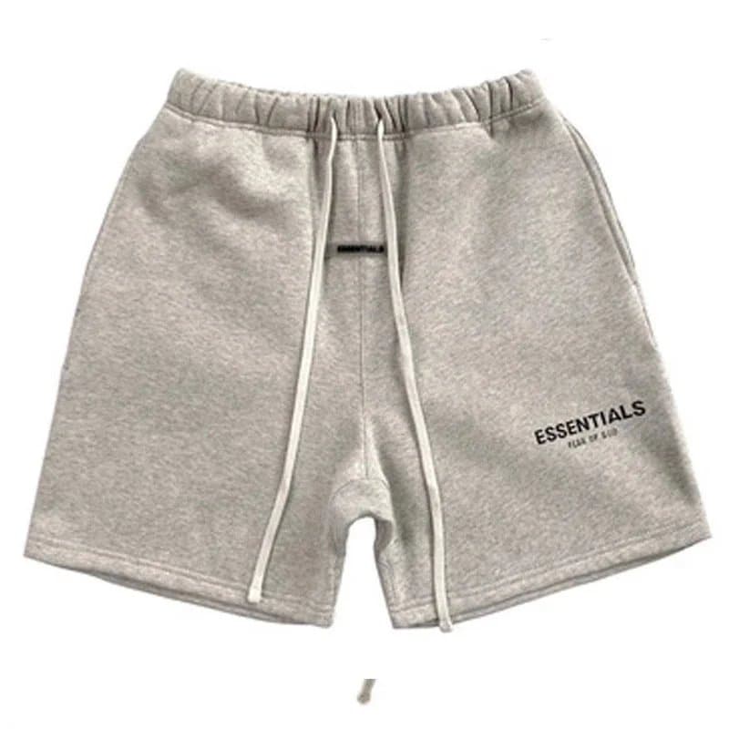 Fear of God Essentials Hooded Sweatshirt Essentials Logo — 灰色(加绒原版)