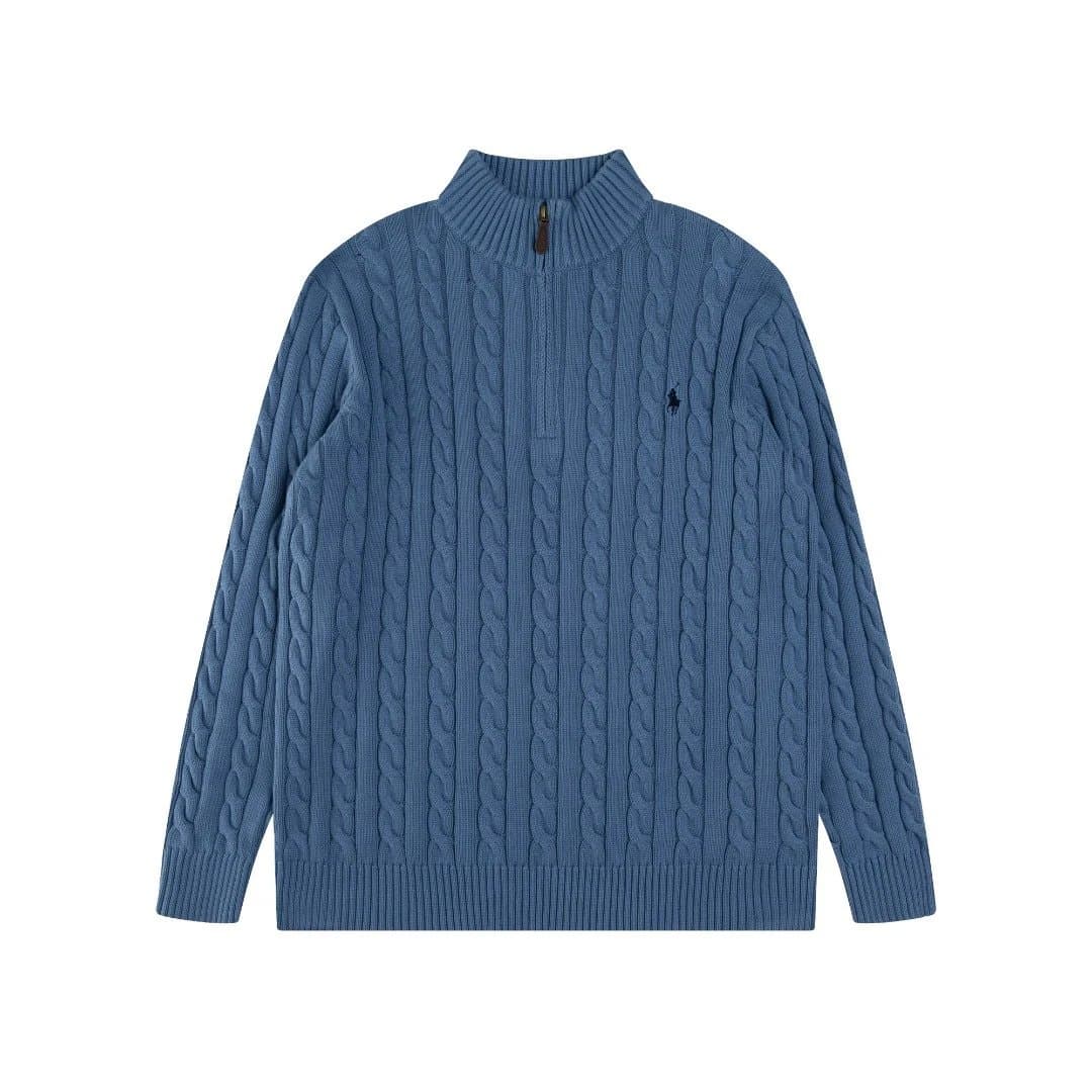Polo Ralph Lauren Cable Knit Quarter-Zip Sweater Classic Cable