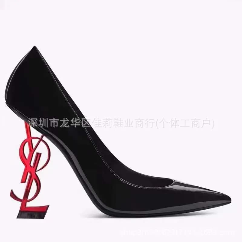 Saint Laurent Tribute Heel Monogram Heel