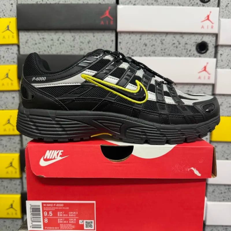 Nike P-6000 Summit White — 黑白绿 FV0943-001 36-47.5
