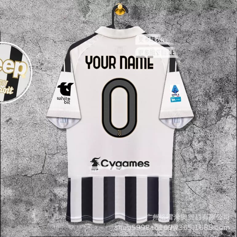 Juventus Home Jersey Custom Name & Number