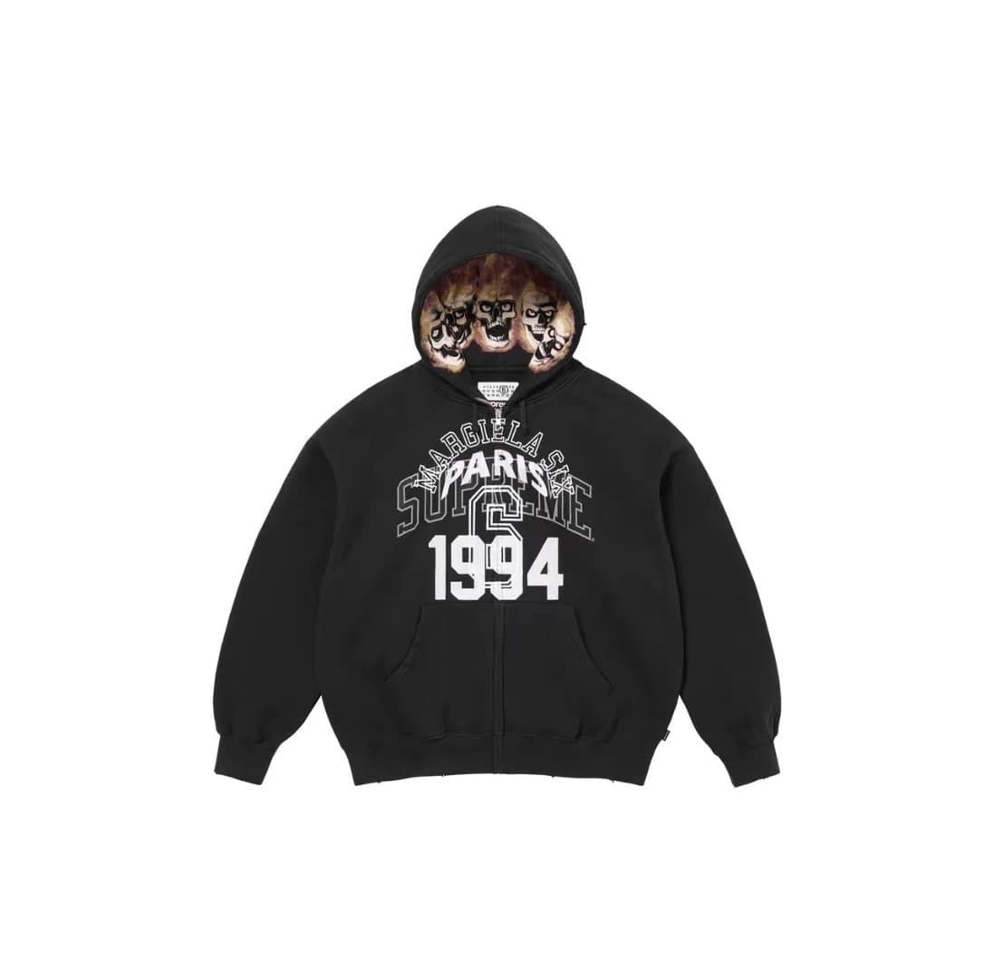 Supreme × Maison Margiela Zip-Up Hoodie Margiela Paris 1994