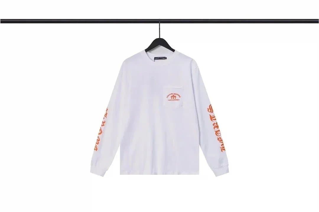 Chrome Hearts Long Sleeve Tee Cross Logo Print — 010412024-1
