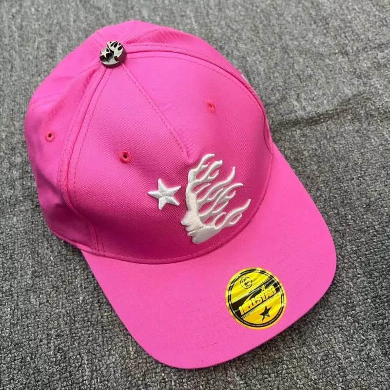 Hellstar Snapback Cap Flame Graphic — 6