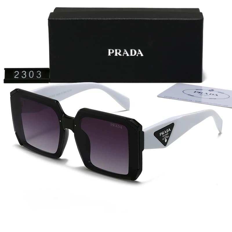 Prada Sunglasses Oversized Hexagonal — 2303-B