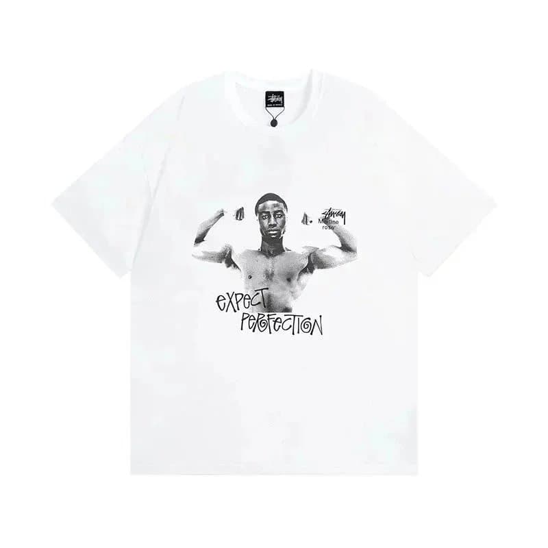 Stüssy Graphic Tee S Logo Script — 113白色