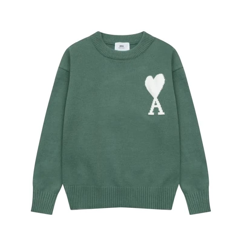 Amiri Knit Sweater Heart Logo — 32
