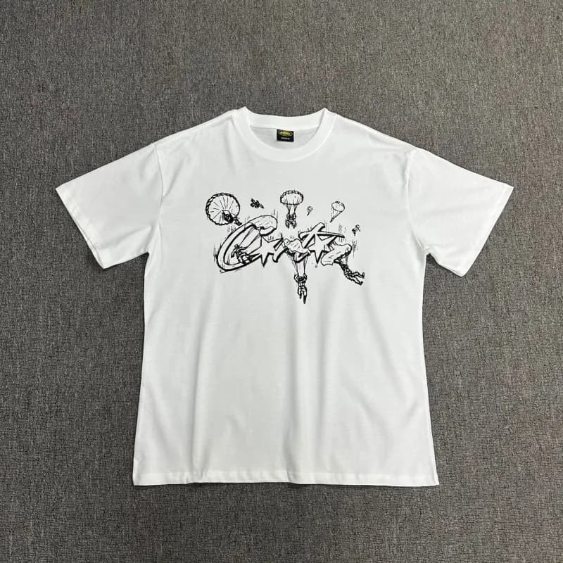 Supreme Graphic Tee Parachute Print