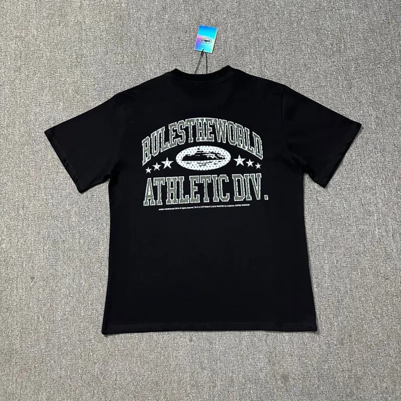 Corteiz Graphic Tee Collage Logo — 3137 黑绿