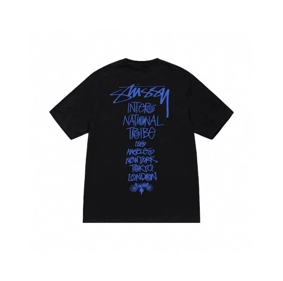Stüssy Graphic Tee S Logo Script — 112黑色