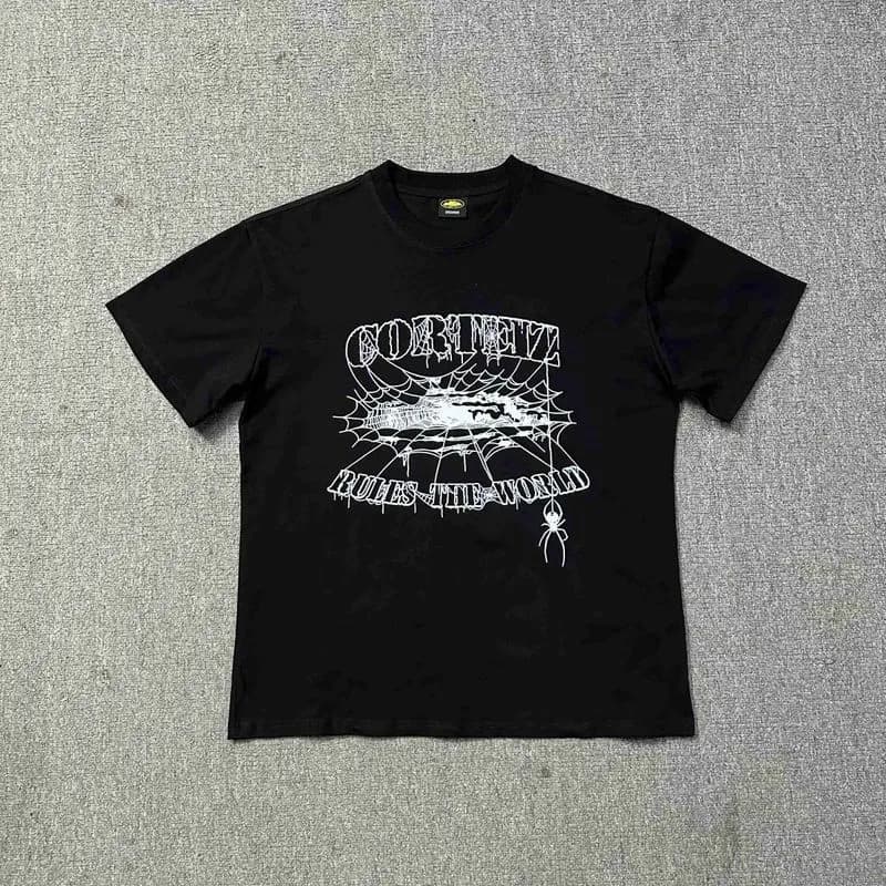 Corteiz Logo Tee Green Red Star Logo — 款式 64