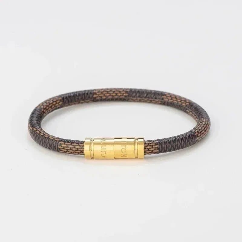 Chrome Hearts Braided Leather Bracelet Magnetic Clasp — TH006