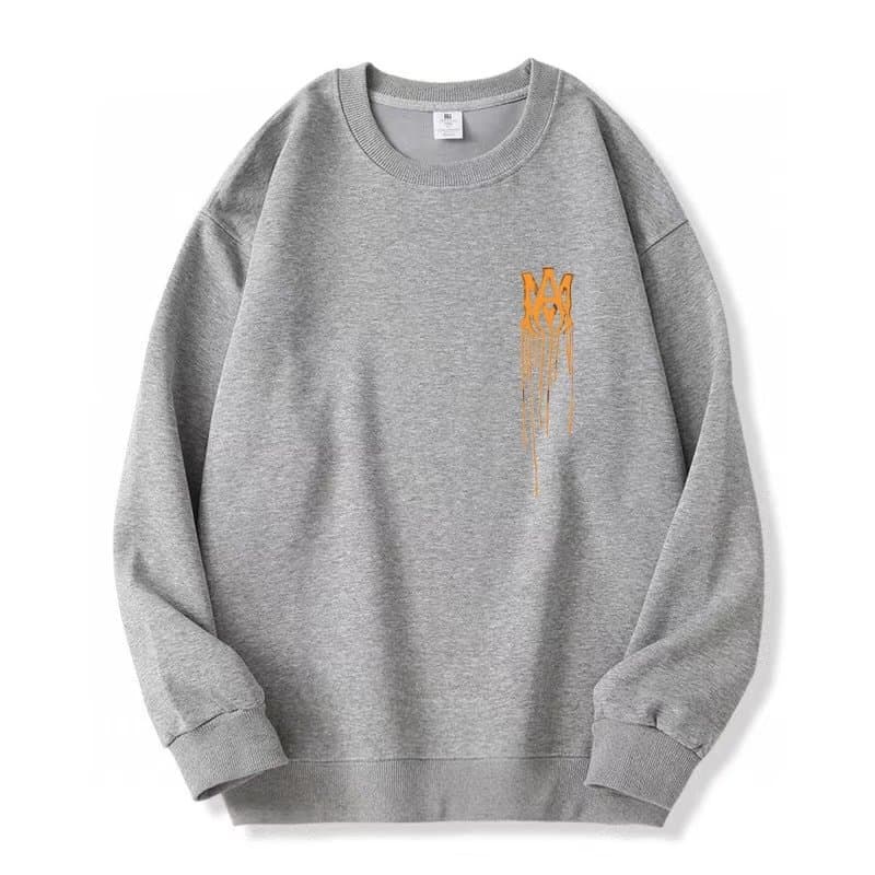 Amiri Crewneck Sweatshirt Dripping Logo