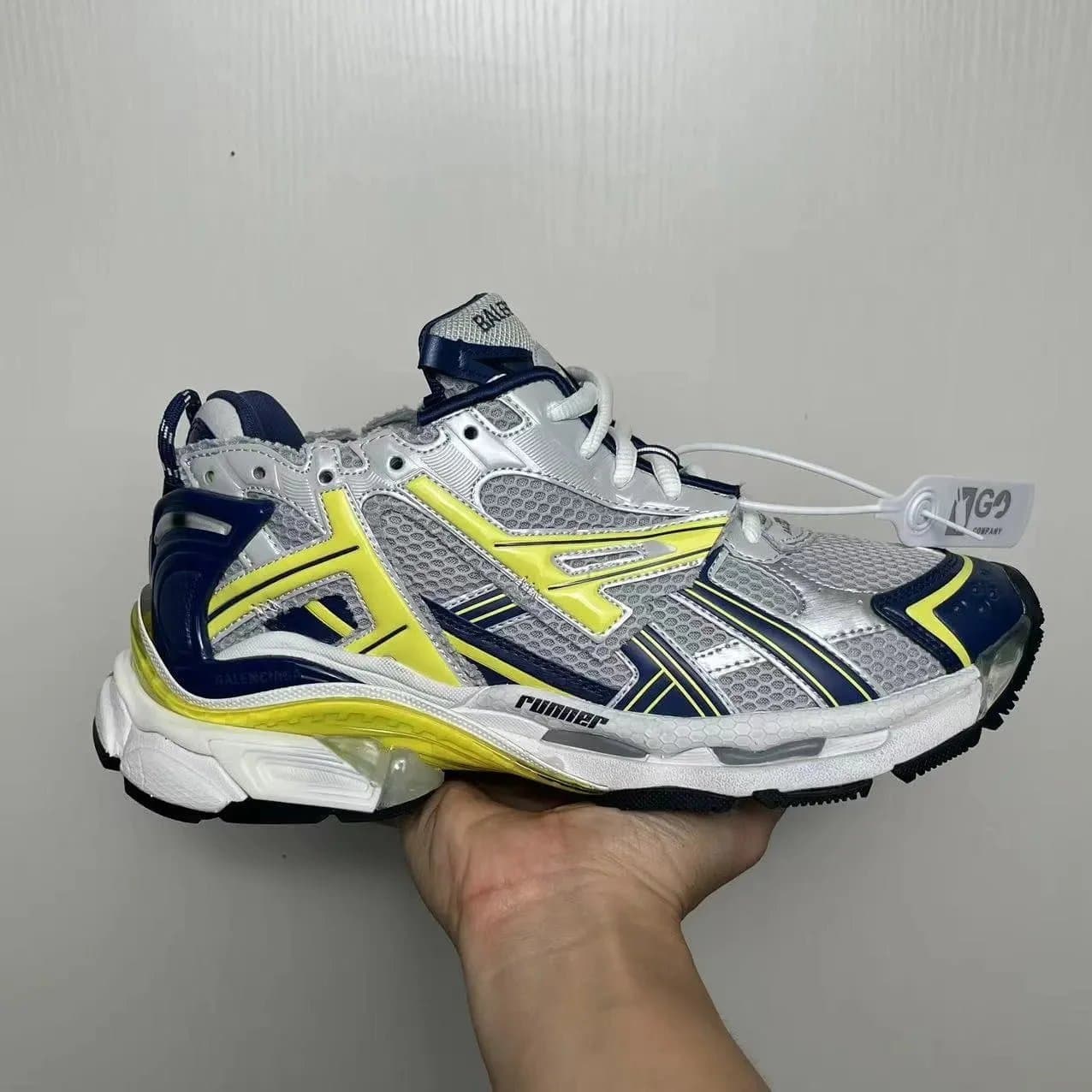 Balenciaga Speed Trainer White Blue — 10