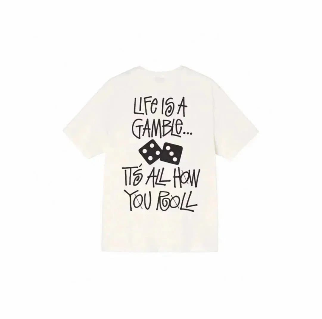 Stüssy Graphic Tee S Logo Script — 109杏色