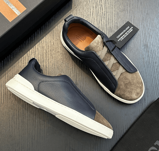 Prada Espresso Sneaker Black Suede — 34