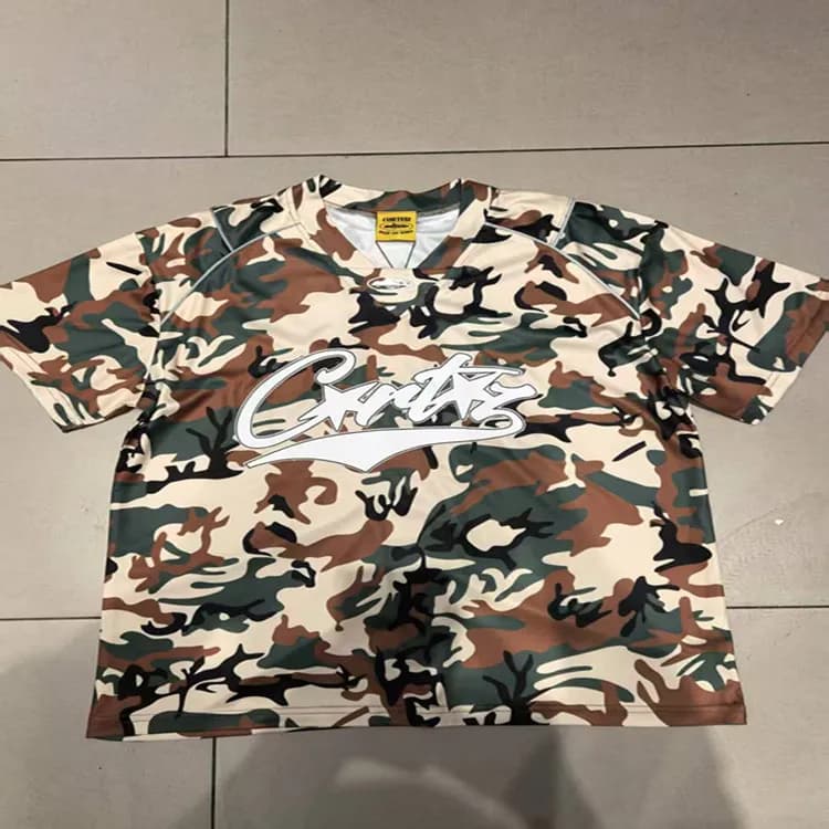 Corteiz Hooded Windbreaker Graffiti Print — 100
