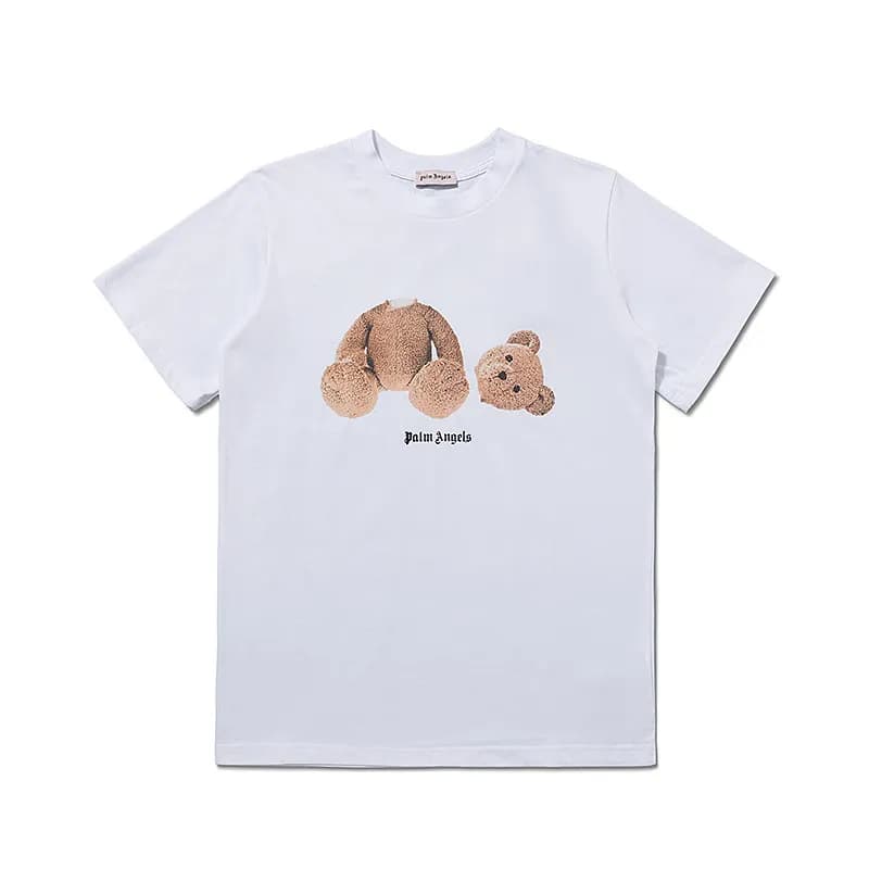 Oversized T-Shirt Palm Angels Logo — 667雾霾蓝
