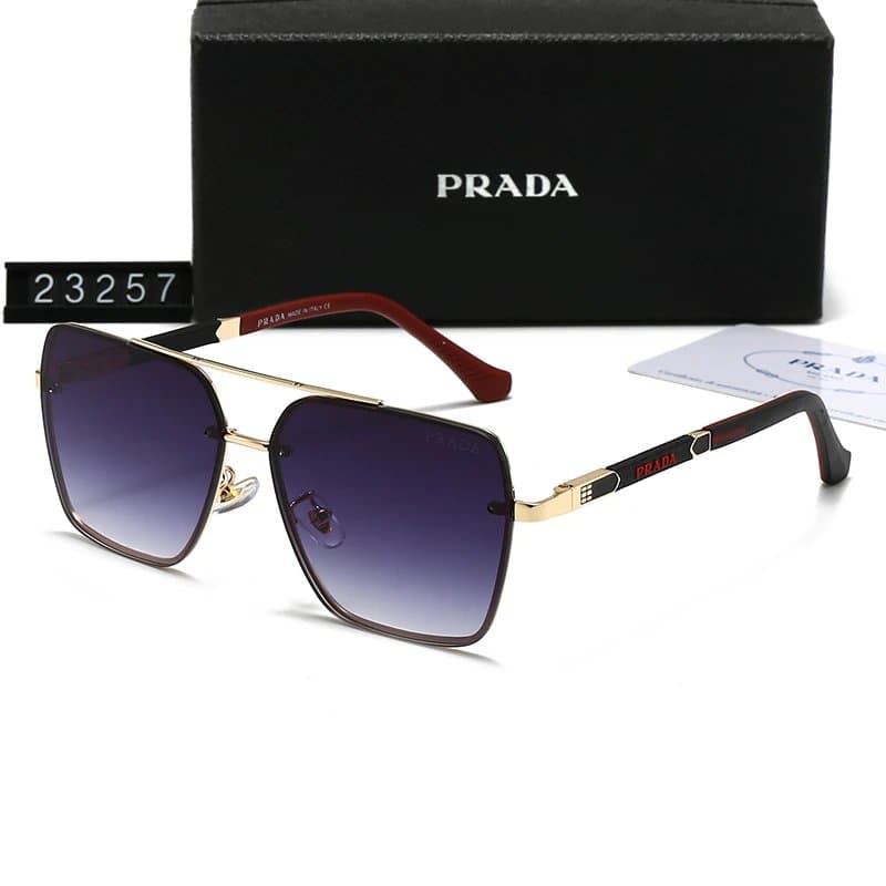 Prada Sunglasses Oversized Hexagonal — 23257-E