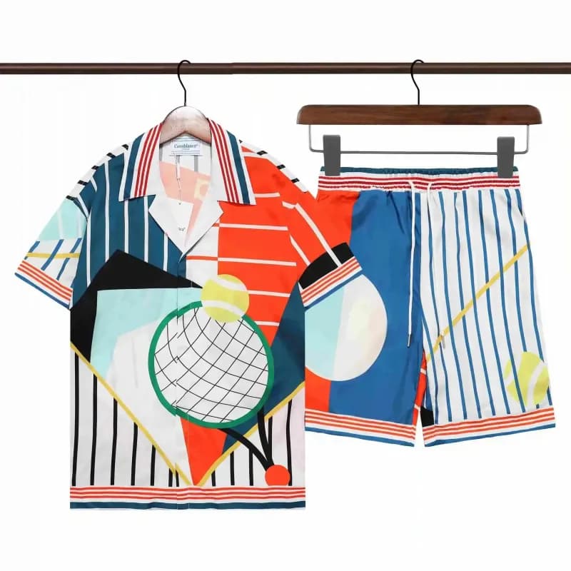 Casablanca Tennis Club Set Gradient Logo Print — 31